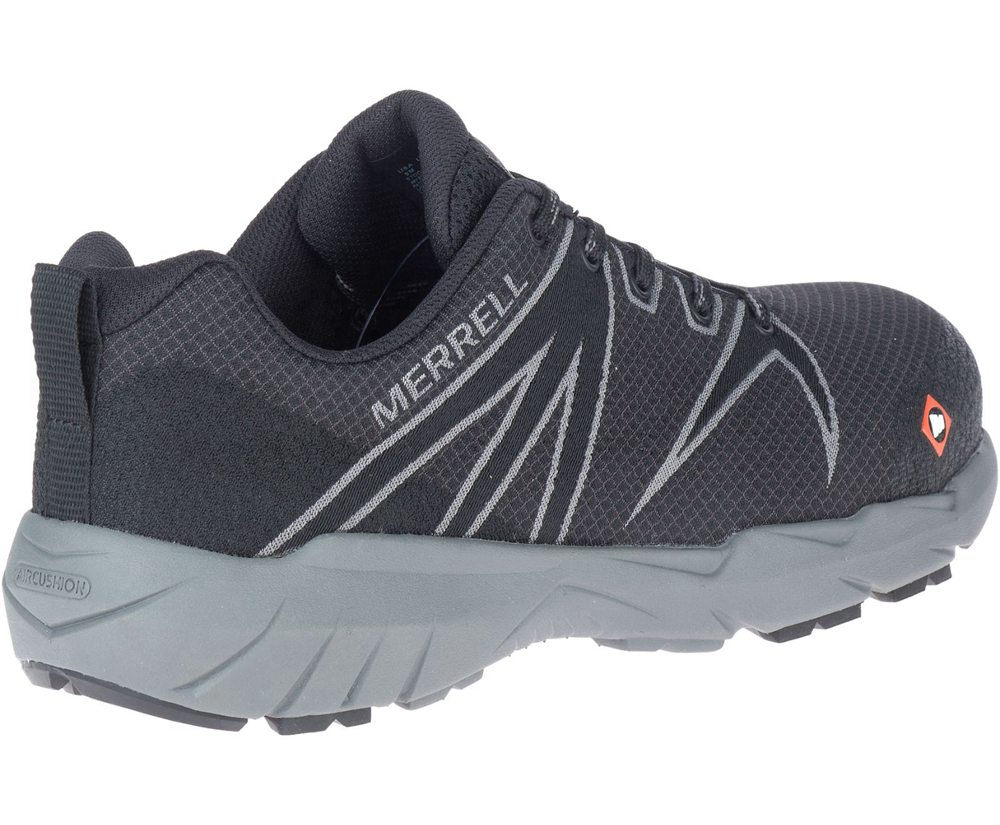 Merrell Løbesko Herre - Fullbench 55 Alloy Toe - Sort - YDT980567